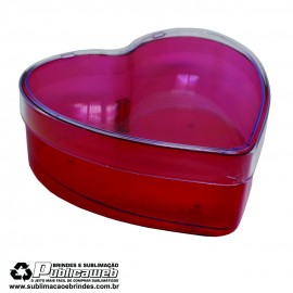 Baleiro Cora��o Porta Foto Vermelho - 1 Unid.