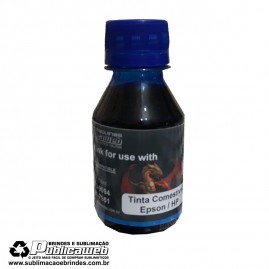 Tinta Epson / HP Comest�vel 100ml Azul Suprema 