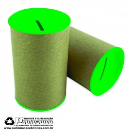 Cofrinhos Para Personalizar Verde 6x10 com 10 Unid.