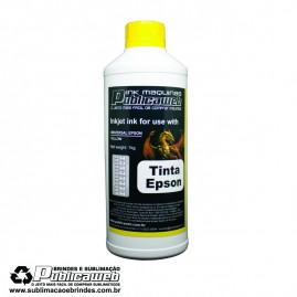 Tinta Epson de 1 Litro na cor Amarela Suprema 