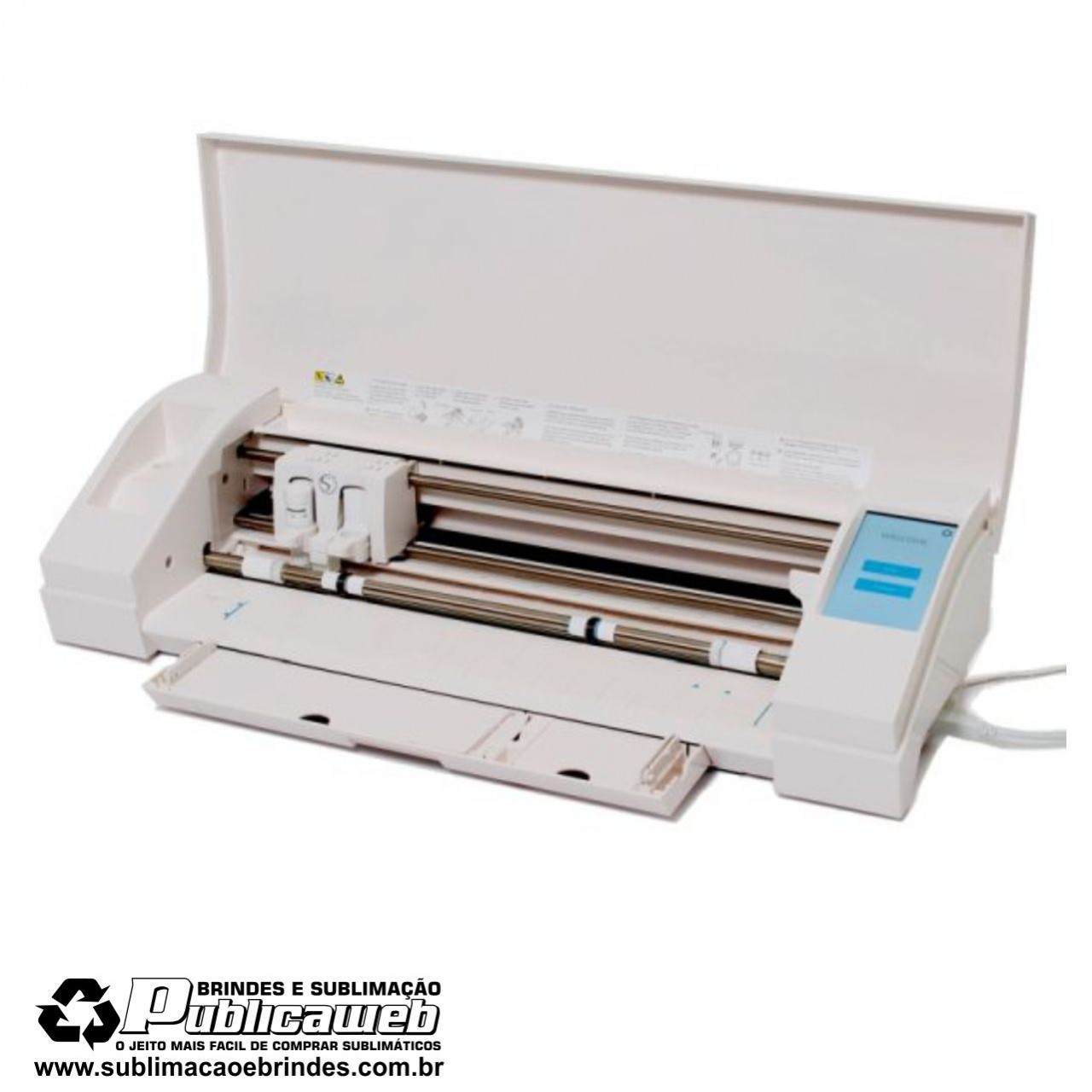 Plotter De Recorte Silhouette CAMEO 3 Branca - Sublima  o e Brindes