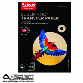 Papel Sublimatico 100g Tamanho A4 c/ 100 Folhas Rosa Jojo