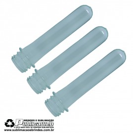 Tubete ou Tubo de Ensaio em Acrilico 13cm com 10 Unid.